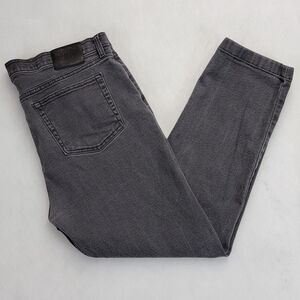 American Giant Roughneck Durable Stretch Canvas Straight 38x30 Dark Grey Mens